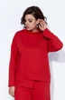 Костюм брючный 1152 красный Anastasia
