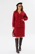 Костюм с юбкой 1195 бордо Anastasia