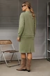 Костюм с юбкой 1195-2 олива Anastasia фото 2 Костюм с юбкой 1195-2 олива Anastasia фото 2