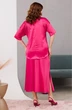 Костюм с юбкой 1199 розовый Anastasia