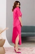 Костюм с юбкой 1199 розовый Anastasia