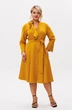 Платье 1208-4 горчица Anastasia
