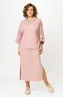 Костюм с юбкой 1224-1 пудровый Anastasia