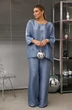 Костюм брючный 1228-1 голубой  Anastasia Костюм брючный 1228-1 голубой  Anastasia