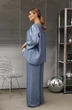 Костюм брючный 1228-1 голубой  Anastasia фото 2 Костюм брючный 1228-1 голубой  Anastasia фото 2
