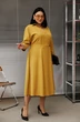 Платье 1229-1 горчица Anastasia фото 3 Платье 1229-1 горчица Anastasia фото 3