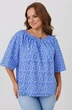 Блузка 1251-1 голубой Anastasia фото 3