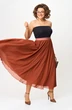 Костюм с юбкой 1262-3 терракот Anastasia фото 5