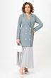 Костюм с юбкой 1262-3 французский серый Anastasia