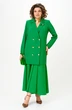 Костюм с юбкой 1262-3 весенний зеленый Anastasia