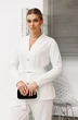 Костюм брючный 1287 белый Anastasia фото 4 Костюм брючный 1287 белый Anastasia фото 4