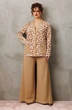 Костюм брючный 1292-1 бежевый Anastasia
