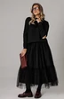Костюм с юбкой 1294 черный Anastasia фото 4 Костюм с юбкой 1294 черный Anastasia фото 4