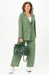 Костюм брючный 1299 олива Anastasia