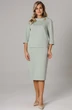 Костюм с юбкой 1303-1 мята Anastasia фото 4 Костюм с юбкой 1303-1 мята Anastasia фото 4