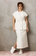 Костюм с юбкой 1305 молочный Anastasia фото 5