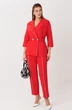 Костюм брючный 1324 красный Anastasia фото 4
