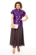 Костюм с юбкой 1347-2 фиолетовый Anastasia фото 3