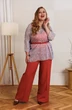 Костюм брючный 1364-1 индийский красный Anastasia фото 3
