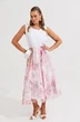 Костюм с платьем 1375 белый + коралл Anastasia фото 4