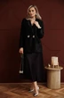 Костюм с платьем 1407 черный Anastasia