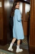 Платье 495 голубой Anastasia