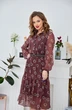 Платье 722 корчиневый Anastasia