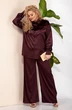 Костюм брючный 843 шоколад Anastasia