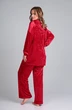 Костюм домашний брючный 889 красный Anastasia