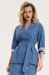 Костюм с юбкой 1074 деним Anastasia