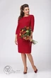 Платье 398 красный Angelinа
