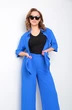 Костюм брючный 003 василёк Andrea Fashion