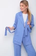 Костюм брючный 007 небесный Andrea Fashion