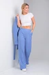 Костюм брючный 007 небесный Andrea Fashion