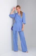 Костюм брючный 007 небесный Andrea Fashion