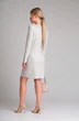 Платье 010 голубой + гусиная лапка Andrea Fashion