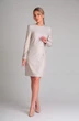 Платье 010 лавандовый + гусиная лапка Andrea Fashion