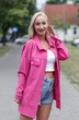Жакет 2206 малиновый Andrea Fashion