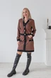 Костюм  с юбкой 2264 красный Andrea Fashion