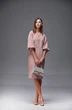*Платье 166 розовый Andrea Fashion
