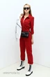 Комбинезон 026-1 красный Andrea Fashion