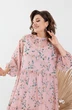 Платье 1031 розовый Anelli