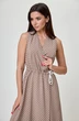 Костюм с платьем 1055 кленовый сахар Anelli