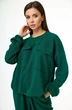 Спортивный костюм 1143 зеленый Anelli