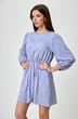 Платье 1235 голубой Anelli