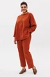 Костюм брючный 1365 пряная тыква Anelli