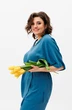 Костюм брючный 1402 голубой Anelli фото 4