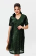 Платье 1441 изумрудная змея Anelli