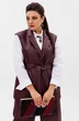 Костюм брючный 1501-1 портвейн роял Anelli фото 4