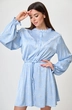 Костюм с юбкой 1584 голубые глаза Anelli